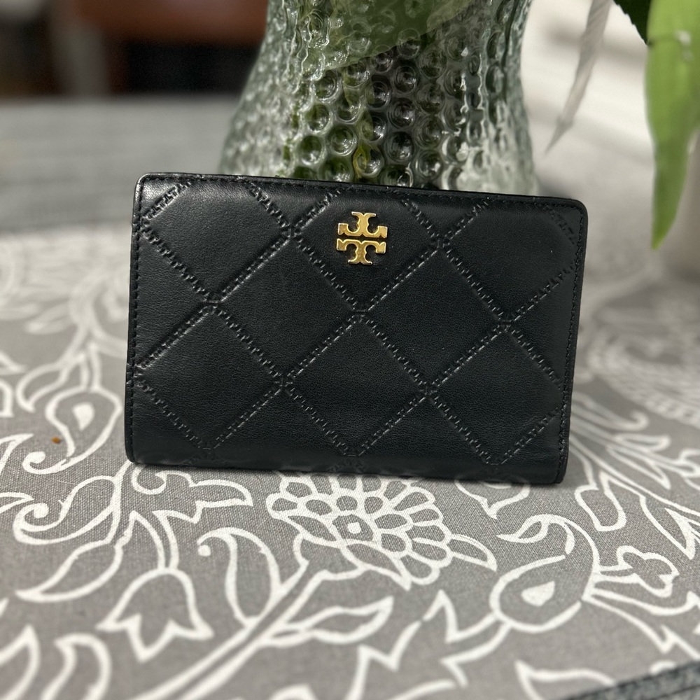 Tory Burch Black Compact Wallet